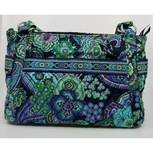 Vera Bradley Women's Medium Handbag Blue Navy Gree